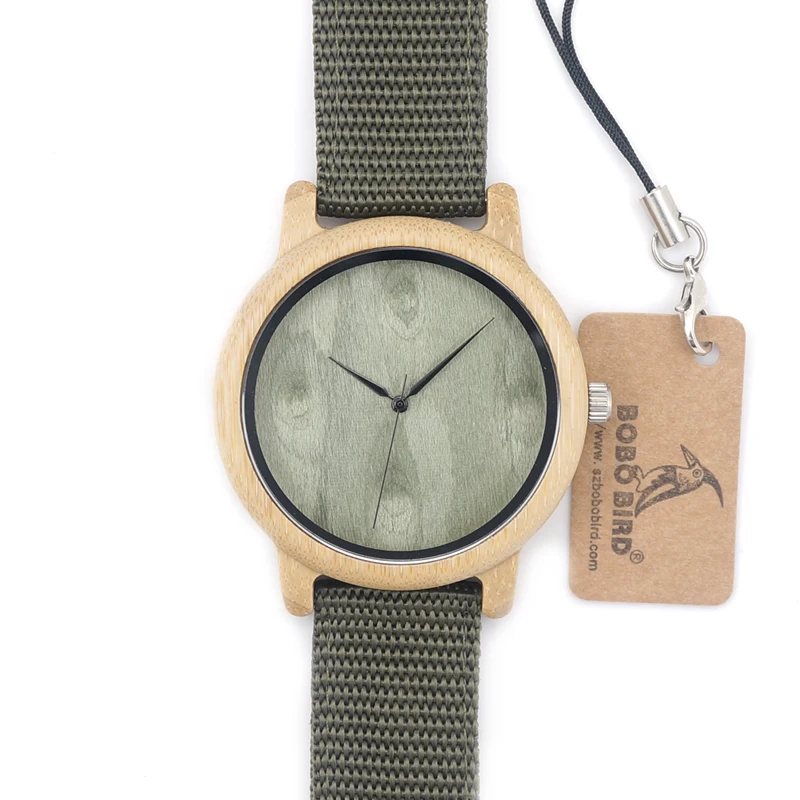 BOBO BIRD D12 Mens Watch New Designer Wood Watch Luxury with Fabric Strap Wristwatches Japan Movement 2035 Quartz Watch for Men