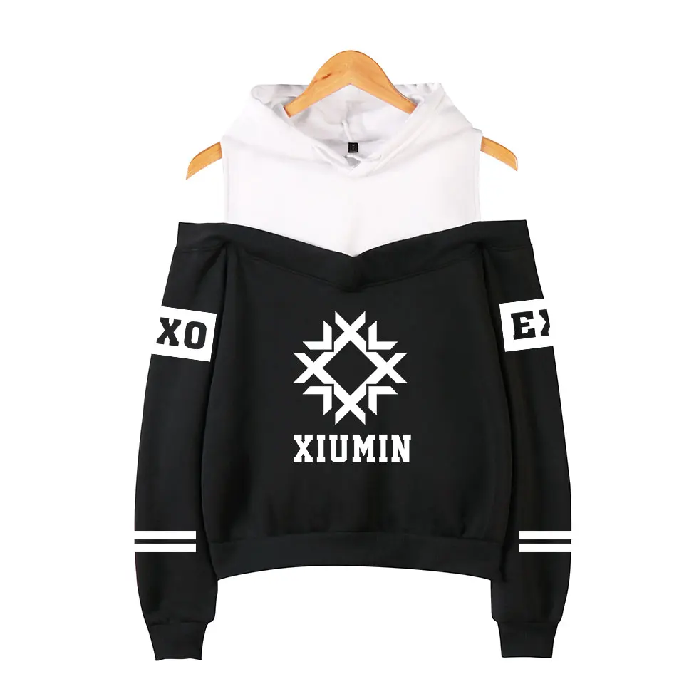 Лидер продаж Kpop EXO LU Хан SE HUN KAI EXO OVERDOSE толстовки для женщин Harajuku модные кофты повседневное девушка сексуальная пуловеры для женщи
