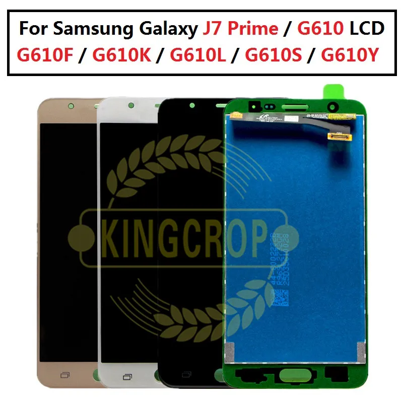 

For SAMSUNG GALAXY J7 Prime G610 G610F G610M on7 2016 Display Touch Screen Digitizer Replacement For SAMSUNG J7 Prime LCD