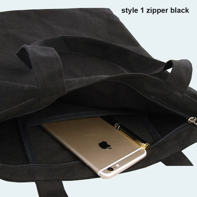 Heavy Duty Canvas Tote Bag Handmade 12-ounce Pure Cotton Canvas Shopping School Books Trip Bag Women Shoulder Bag Shopping Bags