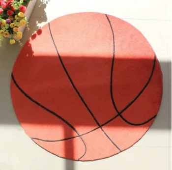

Cartoon Basketball Boy Child Room Carpet Pattern Carpets Mats Thick Circular Computer Upholstery