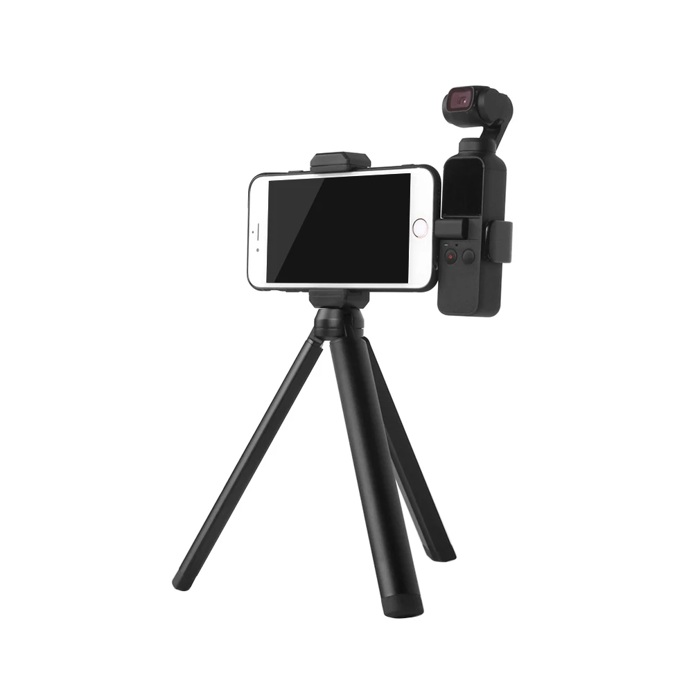 Phone Fixed Holder Mount Stand Extending Rod Tripod Mount Stand Phone Holder for DJI Osmo Pocket Handheld Gimbal Camera