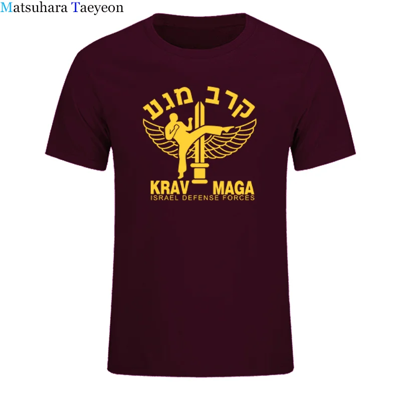 Мужская футболка с коротким рукавом, новинка, Israel Krav maga, футболки для мужчин, хлопок, Летний стиль, короткий рукав, Defense Force, футболка, топы - Цвет: 12