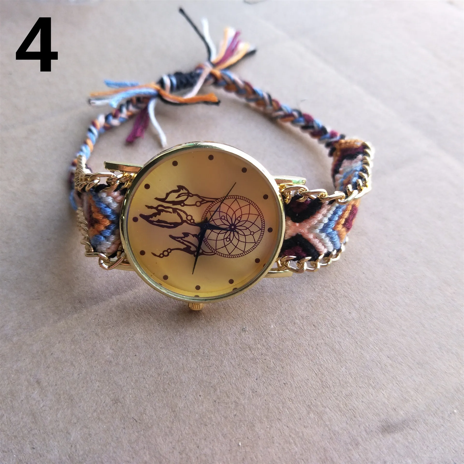 Новые стильные ручные тянущиеся часы с ремешком из каната, часы для девочек, часы Dora A Dream, металлические водонепроницаемые