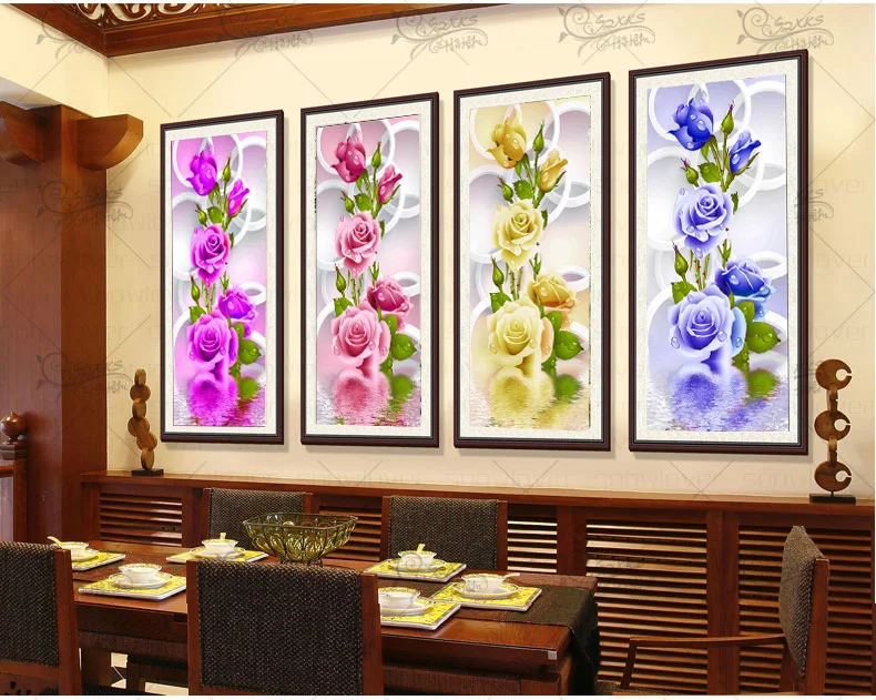 

2017 Rushed Sale Diy 5d Full Diamonds Embroidery Peony Flowers Round Diamond Painting Cross Stitch Kits Mosaic Home Decoration