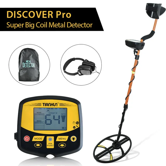 

Discover Pro Metal Detector High Sensitivity Underground Super Scanner Finder Gold Coins Hunter Detecting Pinpointer Waterproof