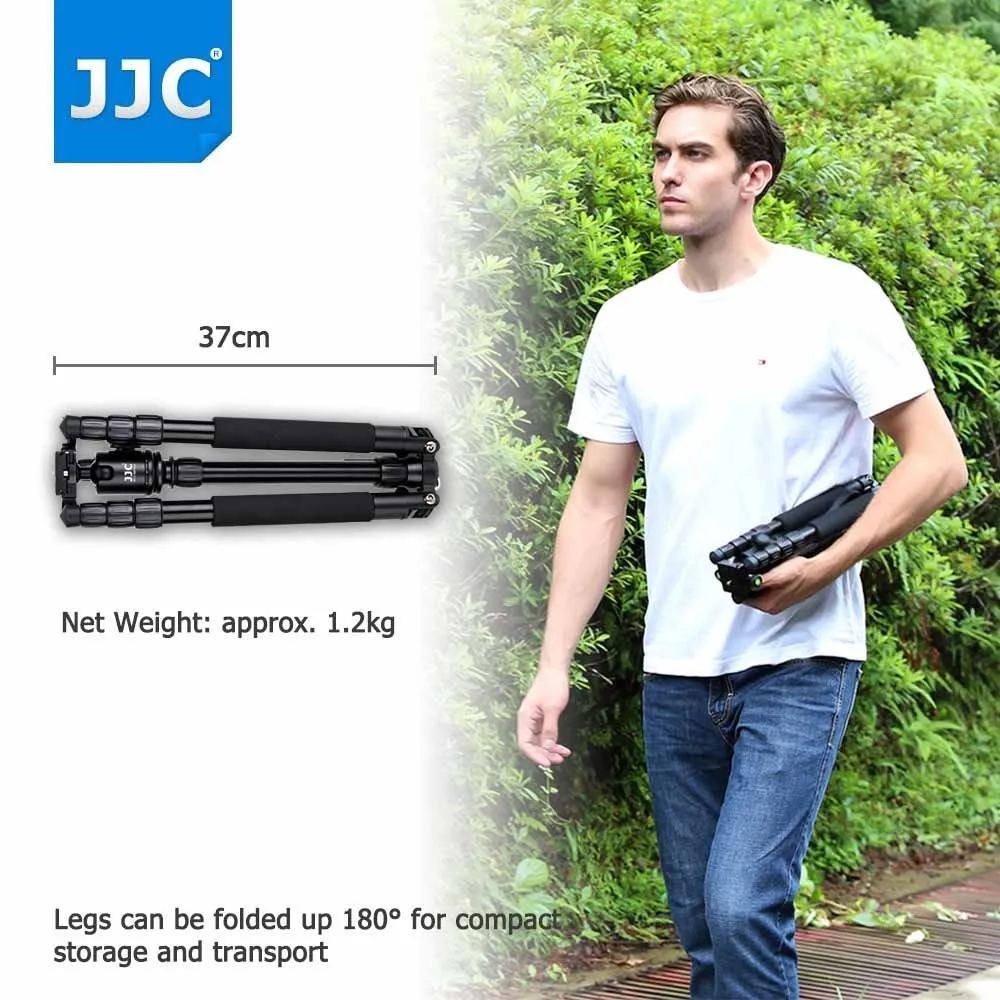Jjc-dslr Tripé de Câmera para Canon Nikon Sony Fujifilm Olympus Pentax Panasonic Suporte Suporte Flexível Bola Cabeça Monopé Portátil - Image 3