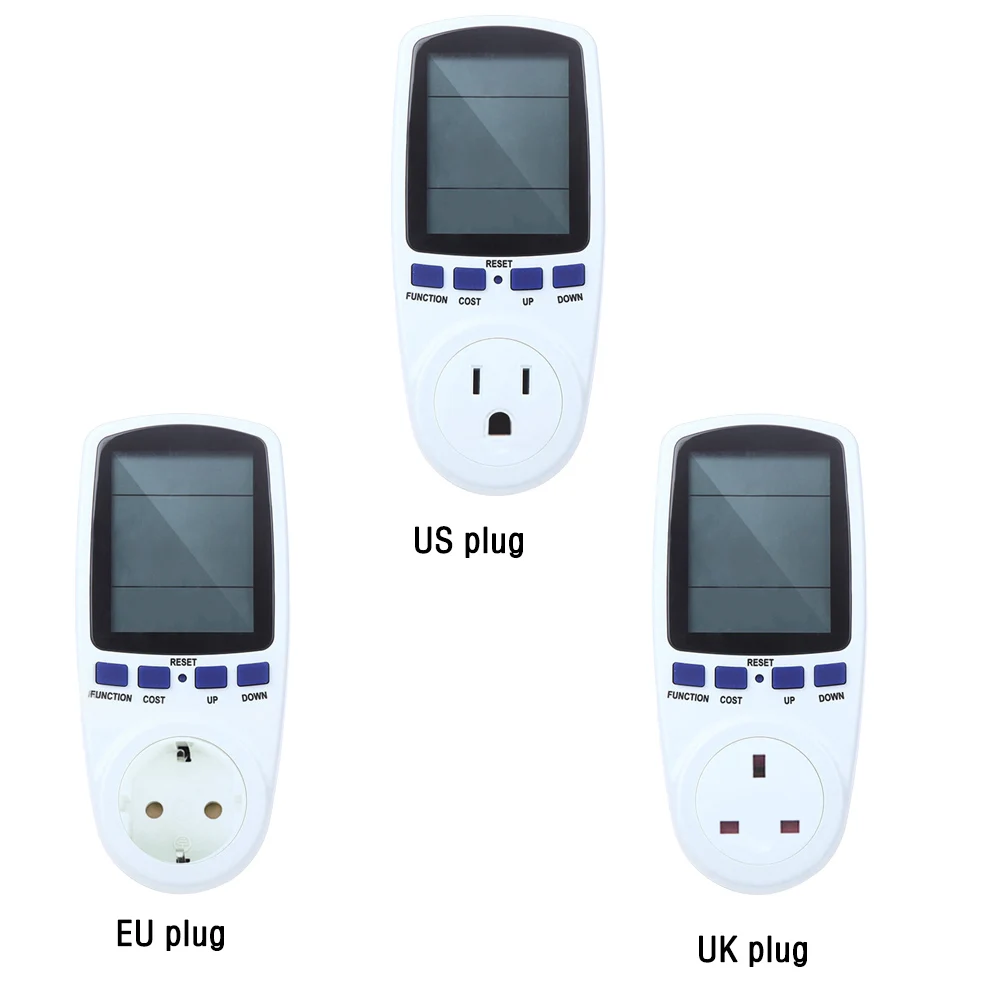 

1PC Digital Multimeters Volt Voltage Wattmeter Power Analyzer Electronic Power Energy Meter Analyzer Outlet Socket EU/US/UK plug