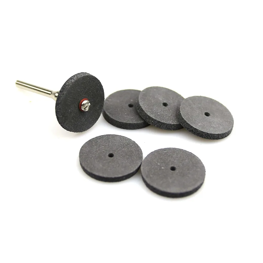 20 + 1 pieces 3mm Shaft Rubber Polishing Wheel for Metal Dental Finish Mini Drill Die Grinder Rotary Tools