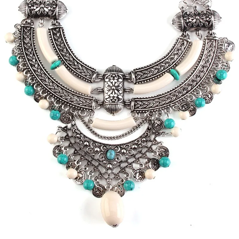 Лучшая леди новая цепочка в богемном стиле большой бренд Макси винтажная кисточка ожерелья подвески для костюма массивное ожерелье Mujer колье ювелирные изделия 2836