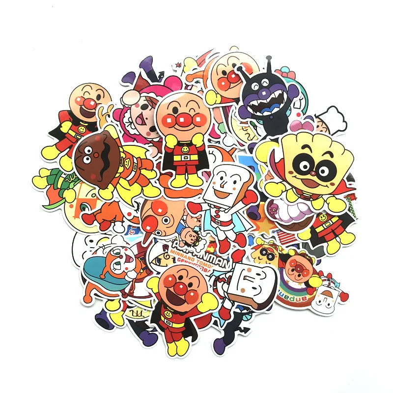 

TD ZW 57Pcs Cartoon Anpanman Stickers Waterproof Decal Laptop Motorcycle Luggage Snowboard Fridge Phone Car Sticker
