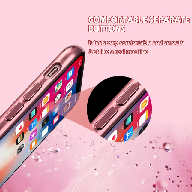 MOESOE Glitter Diamond Flower Case for iPhone 11/11 Pro/11 Pro Max 4