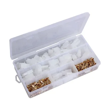 

40 Set Practical Auto Electrical 2 3 4 6 Pin 2.8 mm Wire Terminal Connector with Fixed Hook Male Female Terminals HOT