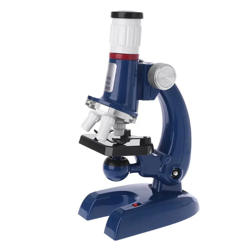 

OOTDTY 2019 New 100X-1200X Biological Microscope Kit w/ Mobile Phone Holder Educational Toy Gift