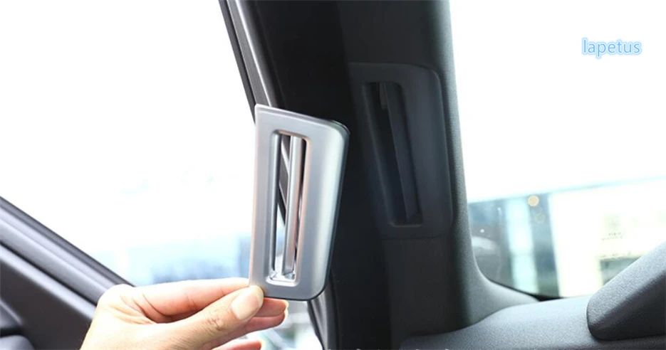 

Lapetus Front Pillar A Air Conditioner AC Outlet Vent Decoration Frame Cover Trim For Land Rover Range Rover Velar 2018 2019 ABS