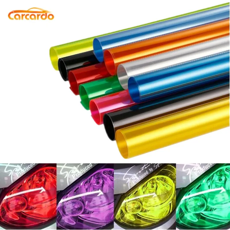 

Carcardo 40cm x 200cm Car Headlight Taillight Tint Vinyl Film Sticker Car Smoke Fog Light Viny Stickers Decals Car Styling