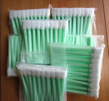 

Free Shipping - 200 pcs Infiniti/Challenger/Phaeton/Witcolor solvent inkjet printhead cleaning swab