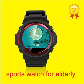 

2017 new arrival 1.22 Inch Color Touch Screen elder GPS Phone Positioning WIFI SOS gps Smart Watch for ios android smartphones