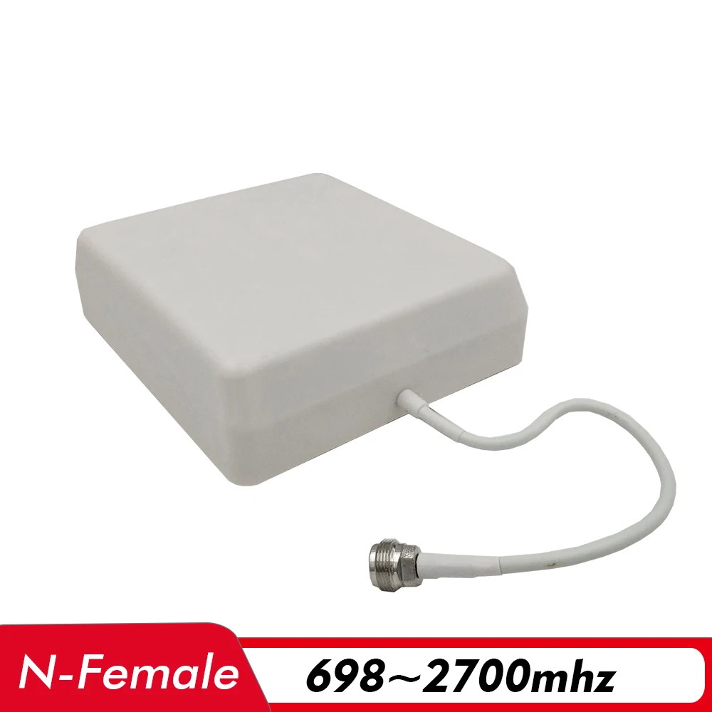 7002700MHz 8dBi Gain Indoor Panel Antenna N Female 0.3m Internal Antenna for 2G 3G 4G Signal