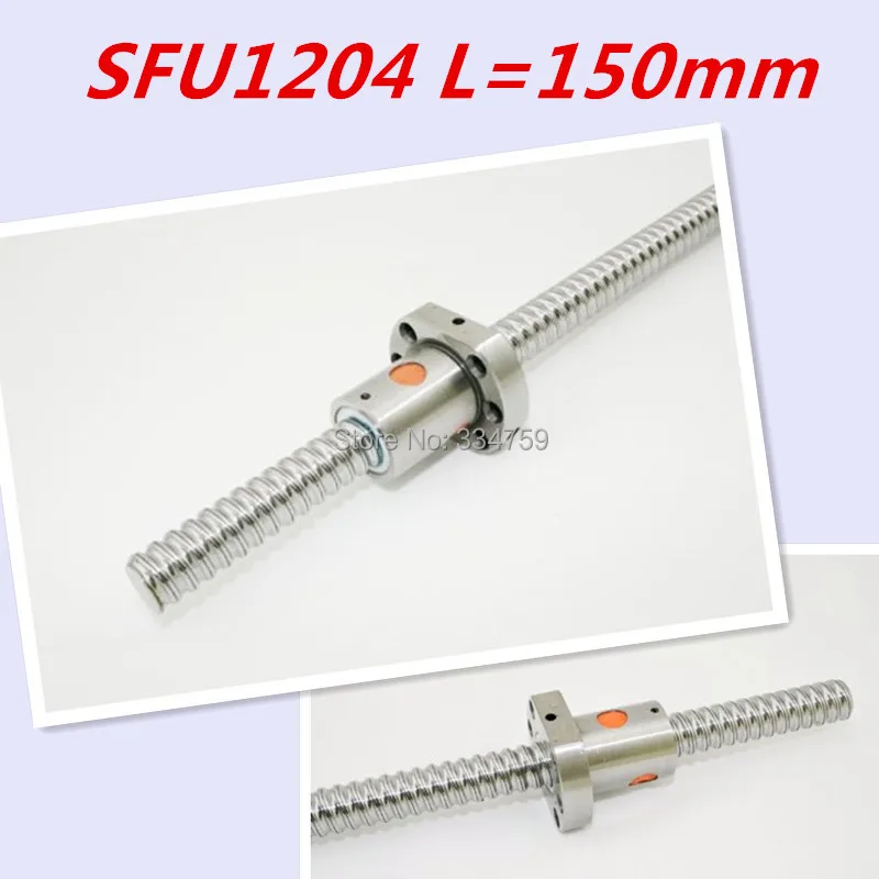 SFU1204 150mm Ball Screw L= Rolled Ballscrew with single Ballnut for CNC parts RM1204 without end machined | Обустройство дома