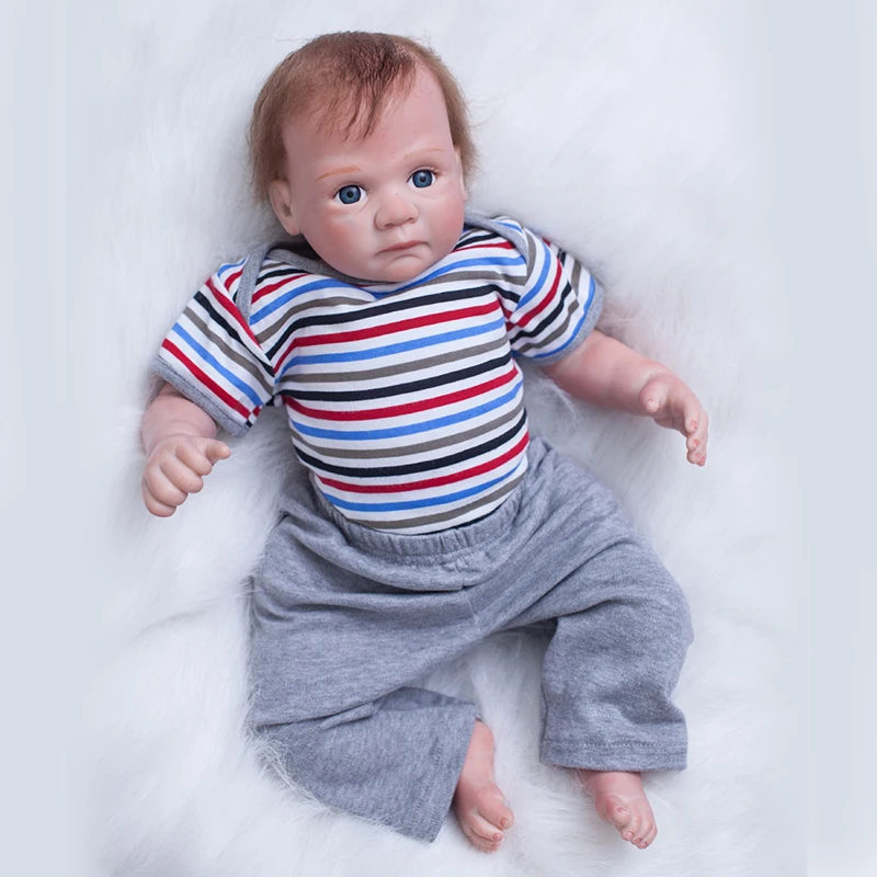 

20 Inch Soft Silicone Reborn Dolls Baby Realistic Doll Handmade Doll Reborn YDK-25R2 Lifelike Adora Doll Silicone Reborn