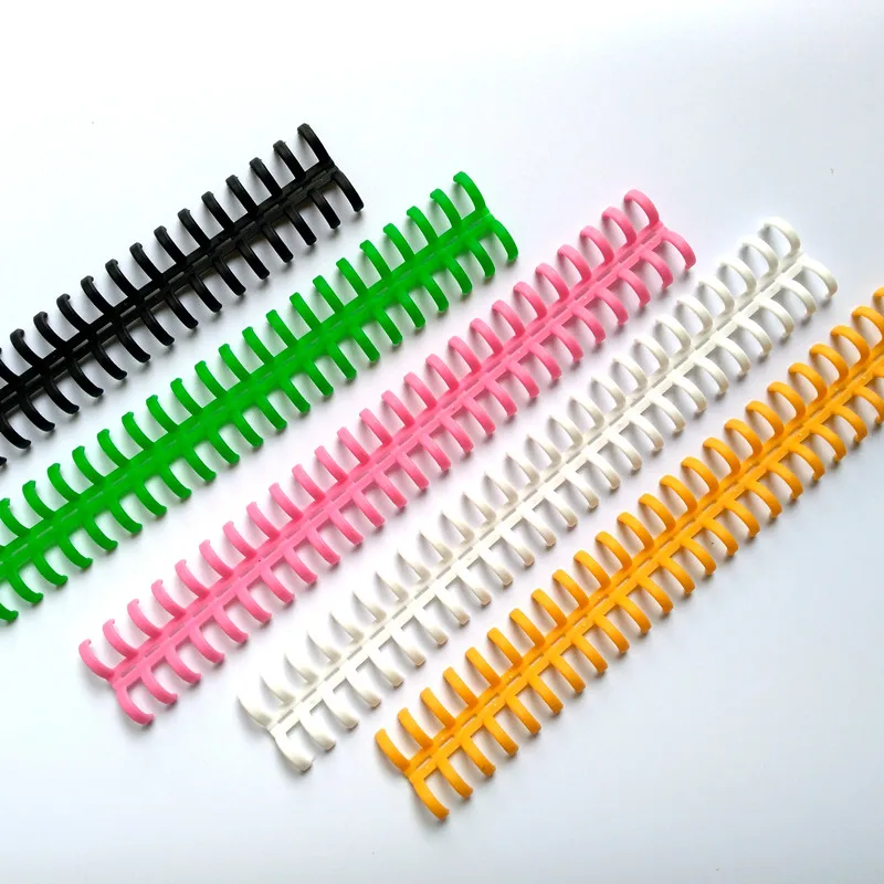 25 Hole Transparent Plastic Binding Ring Loose-leaf Binding Ring Single Not Scrape Hand Porous Loose Leaf Porous Loose Cut