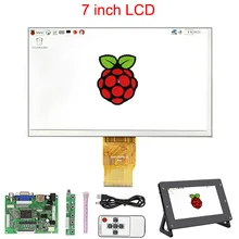 Дюймов 7 дюймов Raspberry Pi 3 Модель B + ЖК-дисплей 1024 * экран TFT 600 + акриловый держатель + приводная плата для Raspberry Pi 3 для оранжевый Pi
