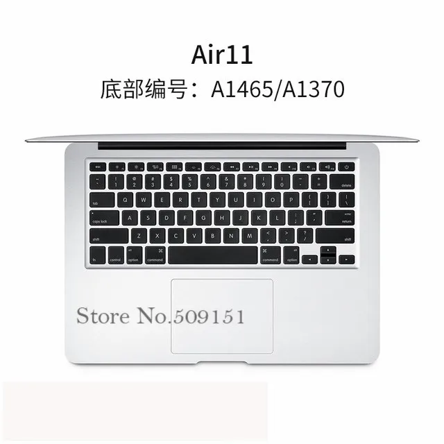 Американская пленка для клавиатуры из ТПУ кожи протектор для Apple macbook Air Pro с retina 11 12 13 15 17 Touch Bar 13,3 15,4 беспроводной волшебный ТПУ - Цвет: For Macbook Air 11