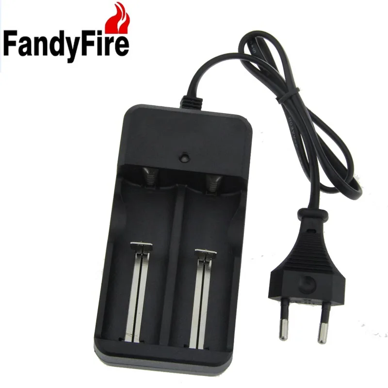 

FandyFire Lithium-Ion Battery Charger EU Plug Universal Charger 100-240V for 16340 18650 10440 14500 17670 26650 Batteries