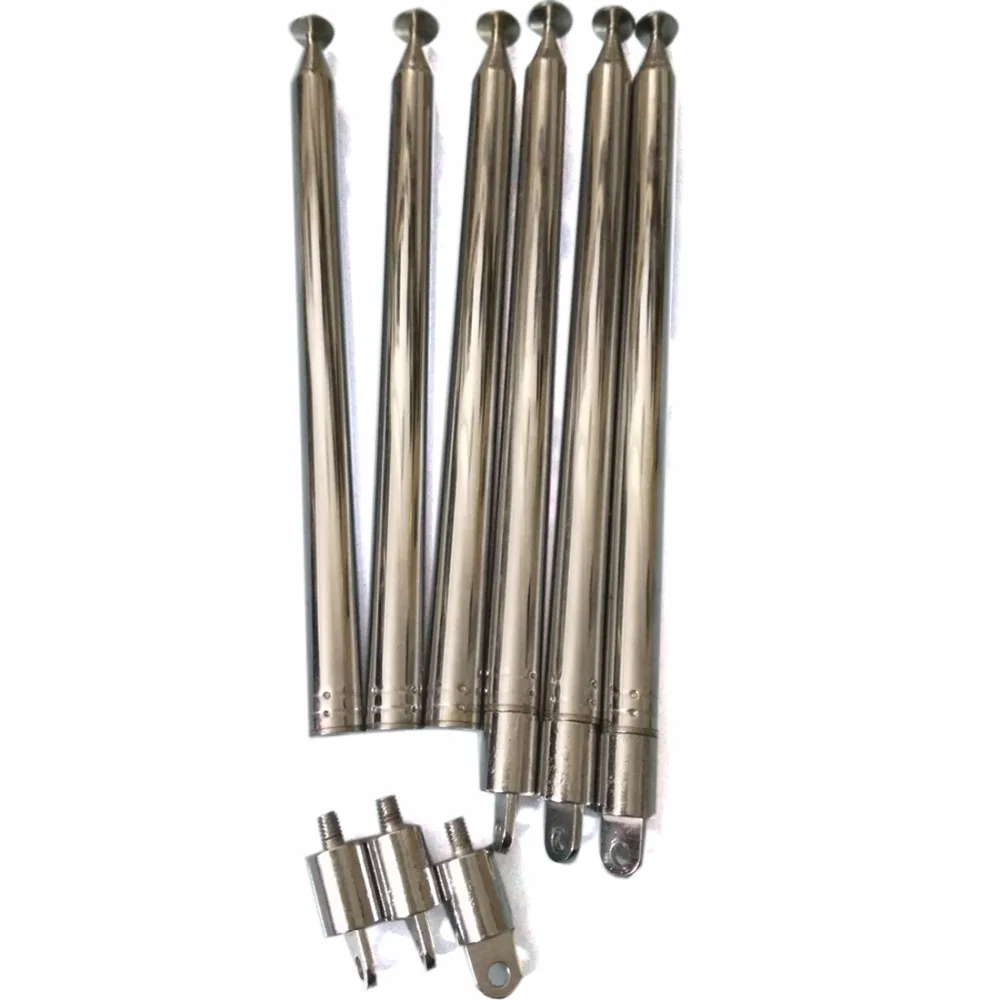 

1PC FM Radio Antenna Telescopic Antenna 1.2m Stainless Steel Audio Aerial Super Signal