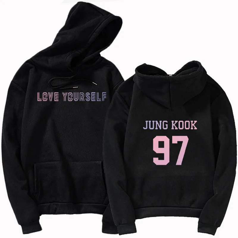 Love yourself hoody Talk Yourself концертная футболка Love yourself толстовки с капюшоном bangtan Harajuku Корейская группа kpop hood