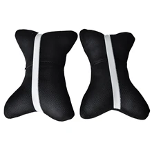 Промо-акция! 2 шт черная нейлоновая сетчатая крышка волокна подушки для автомобилей