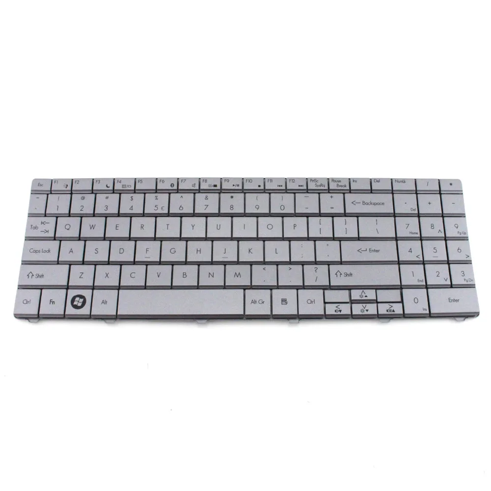 For Packard Bell EasyNote TJ61 TJ62 TJ65 TJ66 Laptop Parts Replacement US Keyboard SilVER