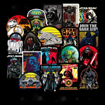 

100pcs/pack Super Cool Star Wars Stickers for Luggage Laptop Decal Skateboard Stickers Moto Bicycle Car Guitar Fridge Sticker