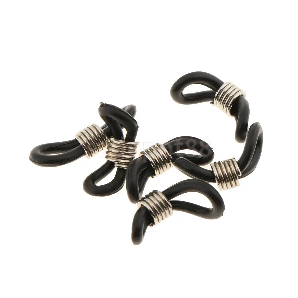 18pcs Anti-slip Rubber Ends Retainer Connector Holder for Eyeglass Chain