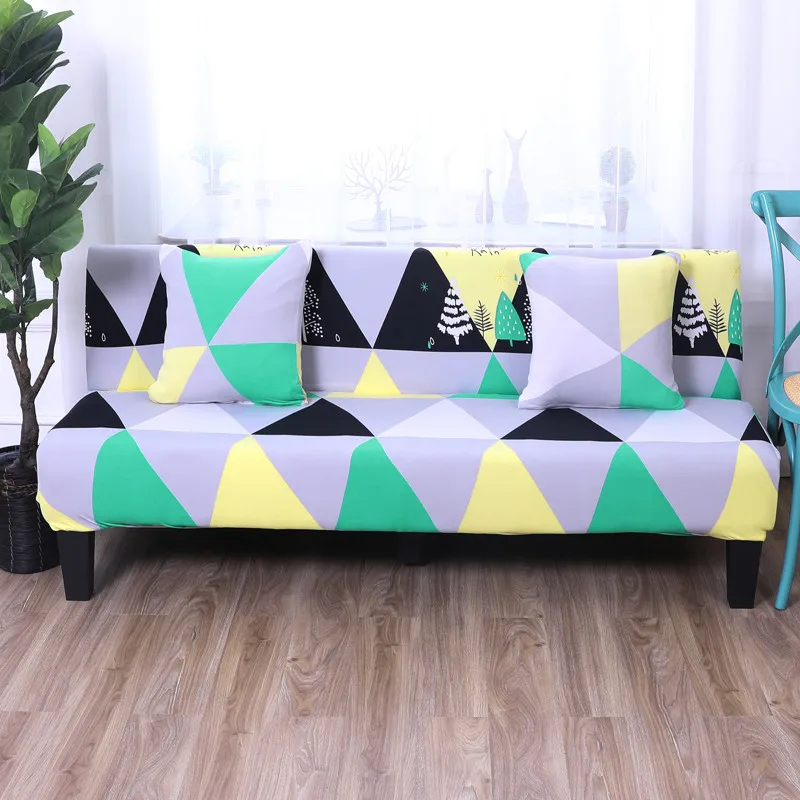 Современный стиль все включено чехол на диван из стрейч-материала эластичность дивана чехол для дивана Противоскользящий синий перо