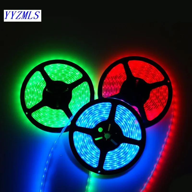 #cheap Hot LED Strip Light waterproof SMD5050 60LED m DC12V led Flexible Tape 5m cold white Warm White Yellow Red Green Blue RGB