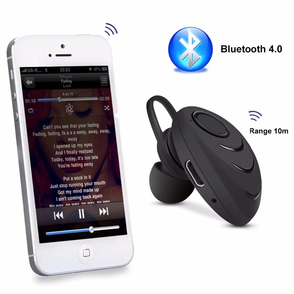 Беспроводные наушники Excelvan A3 Bluetooth 4 0 HIFI музыкальные стерео портативные с