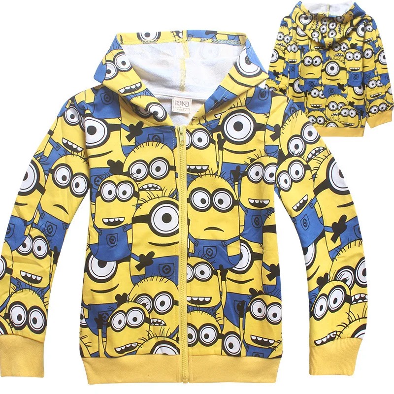 minion zip up hoodie