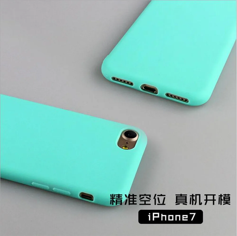 360 полностью мягкий силиконовый чехол из ТПУ для Iphone 7 Plus 6S 6 5 5S SE черный чехол|cover for