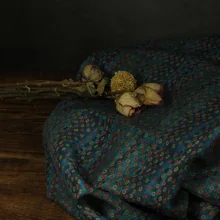 Высокое качество чистый рами tissus Цвет волнистые точки ткань лето высокого класса одежда платья и рубашки tissu