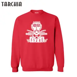 TARCHIA 2019 печатных Slim Fit мужские толстовки пуловеры с капюшоном плюс Размеры эмблемы стикера Новый Осень Марка Повседневное толстовка с