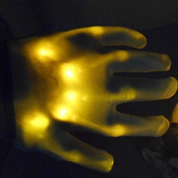 

2Pcs Colorful LED Rave Flashing Gloves Rainbow Lighting Gloves Glowing Mitten Luminous Party Stage Property
