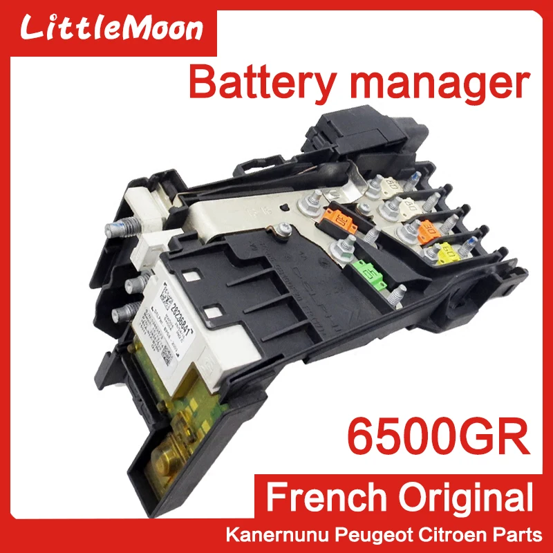 LittleMoon Brand New Genuine Battery manager battery fuse box 6500GR For Peugeot 3008 RCZ 1.6T Citroen C4 Grand Picasso