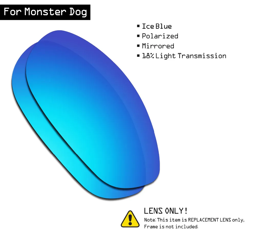 Поляризованные солнцезащитные очки SmartVLT Сменные линзы для Oakley Monster Dog светло