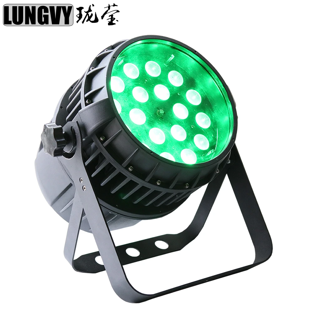 Free Shipping 18x12W RGBW 4IN1 Outdoor Par Can Light Zoom Led Par Light