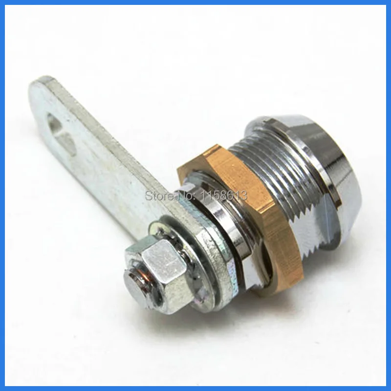 100 pieces 17mm high quality keyed alike tubular solid brass cam lock