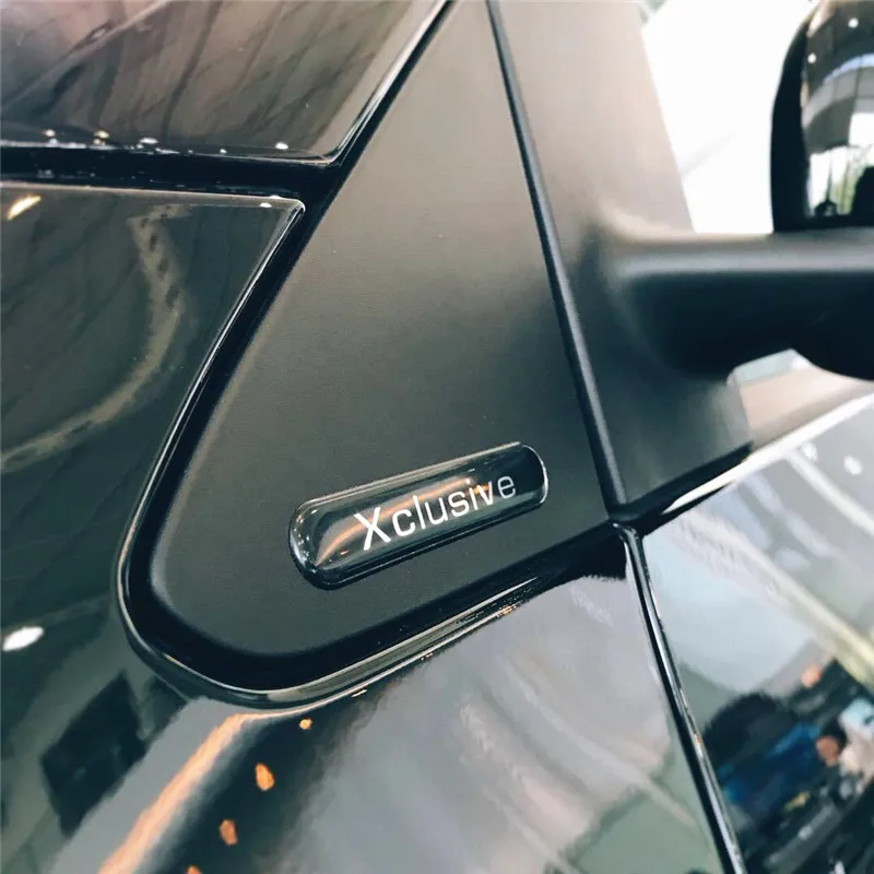 Пара 3D гелевых водонепроницаемых автомобильных стикеров, эксклюзивная эмблема, значок, сделай сам, для тела, боковое зеркало, наклейка на дверь, универсальная для Benz Smart Brabus Fortwo
