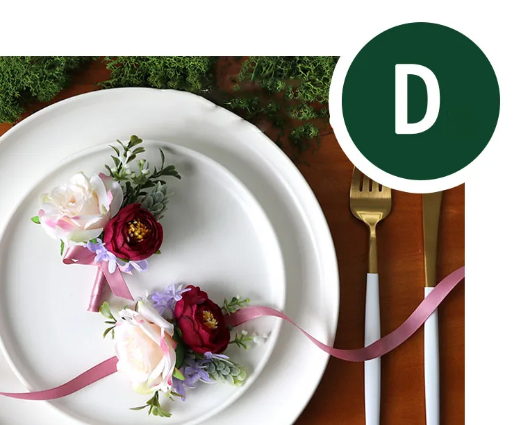 wedding boutonniere wrist corsage marriage  (26)