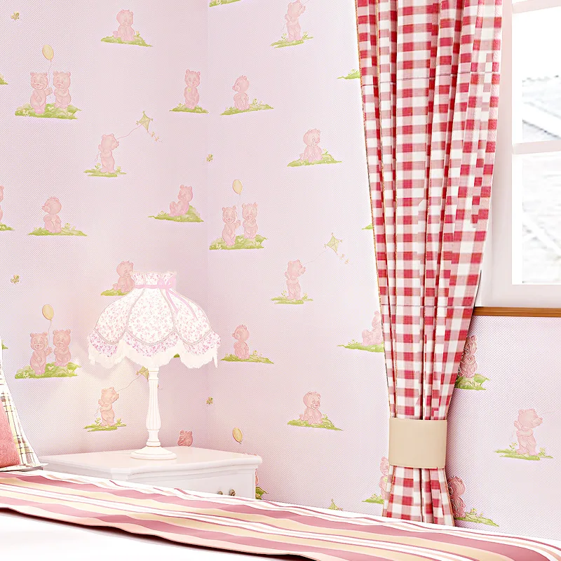

Wallpapers Youman 3d Photo 0.53*9.5m Carton Warm Non-Woven Modern Wallpaper for Kids Room Bedding Room Wedding Girl Environment